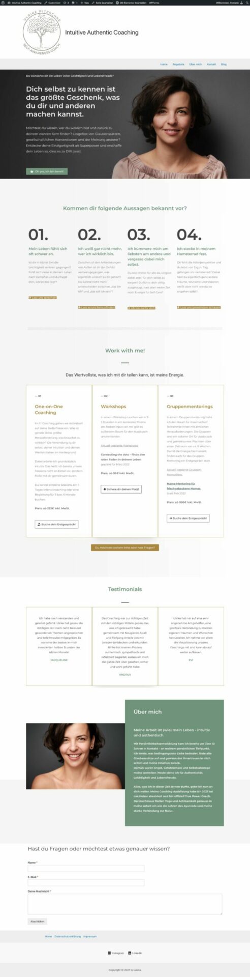 Website von Ulrike
