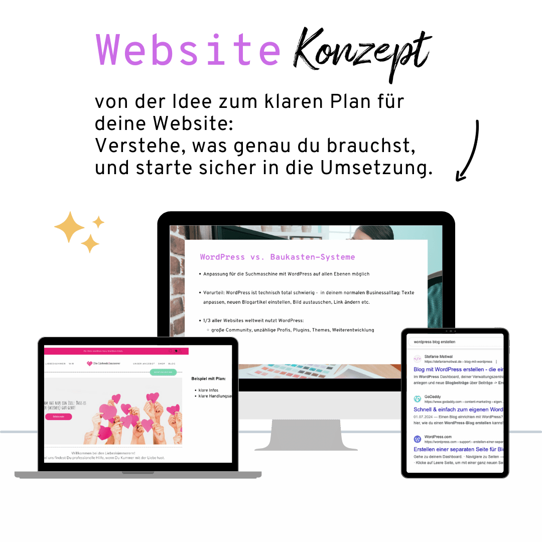 Website Konzept