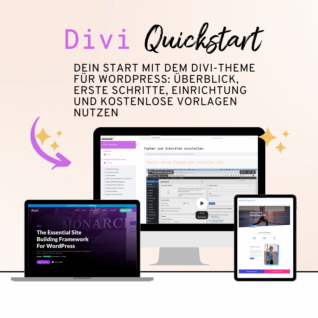 Divi Theme Kurs für WordPress